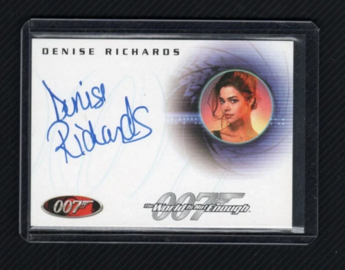 James Bond In Motion Autograph Auto Card A69 Denise Richards Dr Christmas Jones - Picture 1 of 4