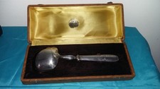 CUILLERE A CREME METAL ARGENTE COUVERT DE SERVICE ARGENTERIE VINTAGE VUILLERMET