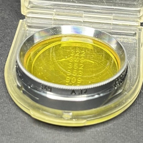 Zeiss Ikon 349 A32 G 2x Vintage Yellow Photographic Filter ~ Stuttgart Germany - Bild 5 von 7