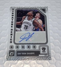 Day’Ron Sharpe 2023-24 Panini Donruss Optic Signature Series Auto Nets