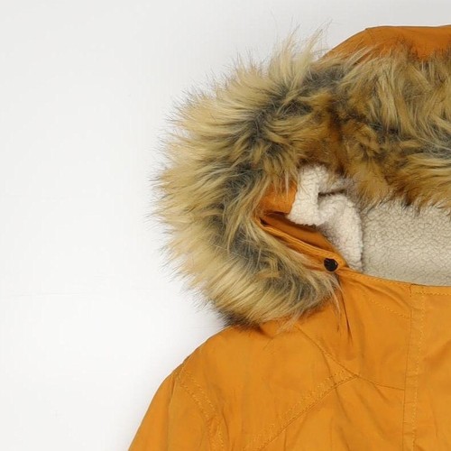 Abrigo parka naranja para mujer SoulCal & Co, talla 8, con capucha - Imagen 6 de 12