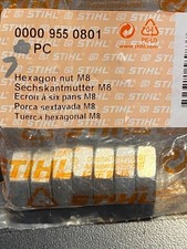 M8 Hex Bar Nut For Stihl 170 180 290 390 310 025 210 017 018 039 0000-955-0801