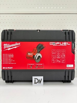 Milwaukee M12 FCOT 12V FUEL bürstenloser kabelloser kompakter Trennschalter...