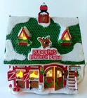 NIB Lot of (2) Department 56 Rudolph's Reindeer Barn & Star of the Show Figure