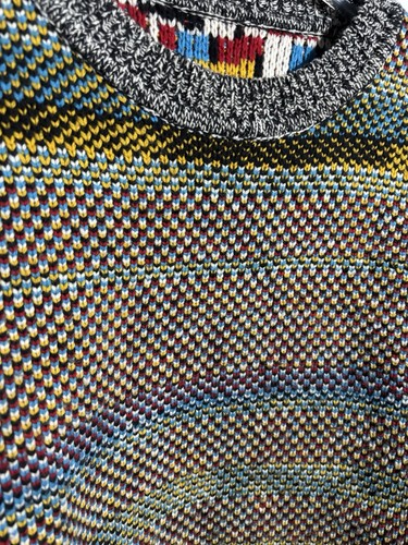 Rag & Bone Wool Reversible Sz L Sweater Women’s Multicolor Birdseye - Picture 2 of 16