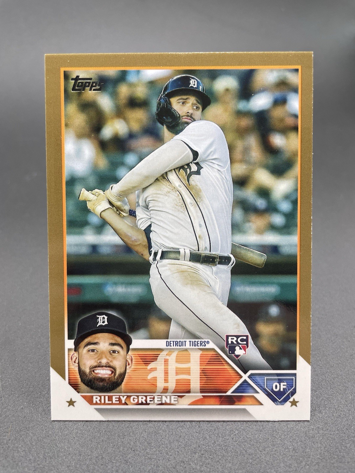 2023 Topps Series 1 Riley Greene RC #31 - Gold /2023