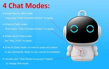 Tuya Smart AI Robot 61 Language Interactive Learning Kids Toy Voice Control Gift