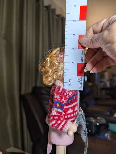 2016 Holz Stricker Weihnachten Nussknacker Dame 15" groß - Bild 10 von 12