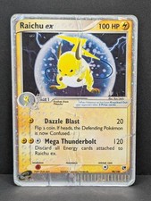 Raichu ex 98/100 Sandstorm Holo Rare Pokemon TCG Nintendo Pikachu