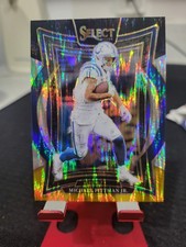 Michael Pittman Jr. 2024 Panini Select #83 - Concourse Black & Gold Shock Prizm