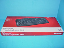 Microsoft Wired Keyboard 500 RT2300 PC PS/2 O...