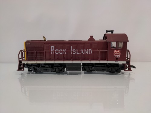 Locomotiva diesel HO AHM Rock Island Alco GE 1000 - MANICHINO - RI 799 - Foto 3 di 7