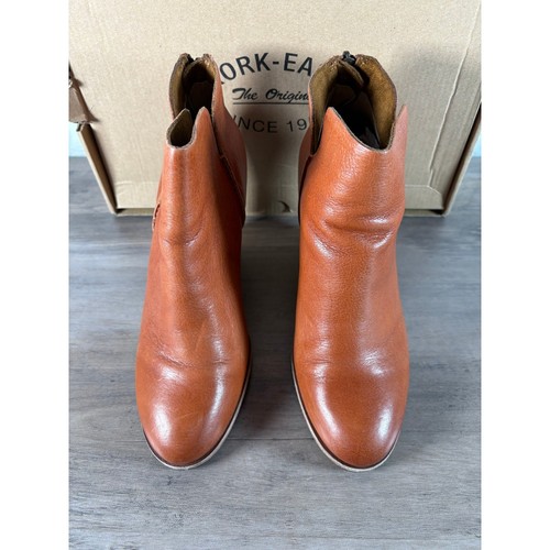 Kork-Ease Chandra II Orange Size Zip Heel Wedge Boot Women's Size 6.5 EU 37 NIB - 第 4/8 張圖片