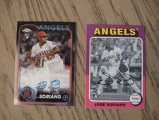 2024 Topps Chrome Jose Soriano Rookie Auto #RA-JS + Heritage Black/White SSP!!!