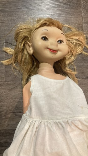 Vintage 1960 American Doll & Co Wimsies Doll With Dress And Hair 22”