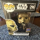 Funko Pop! Vinyl Star Wars Stormtrooper #296 Gold 2021 Wondrous Convention