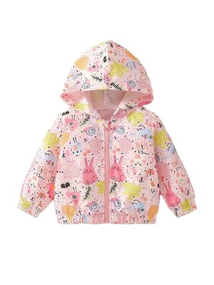 Size 2-3 Baby Lightweight Hooded Jacket for Active Toddlers
