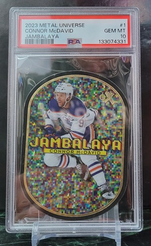 Connor McDavid #1 2023 SkyBox Metal Universe Jambalaya card