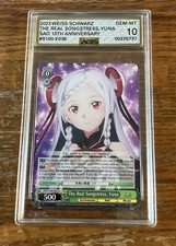 Weiss Schwarz The Real Songstress, Yuna SAO/S100-E035 U - Graded AGS 10 Gem Mint