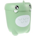 Kids Room Trash Bin Plastic Cartoon Rubbish Bin Creative Lidless