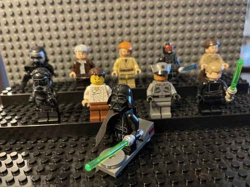 LEGO Star Wars Minifigure Lot #10 Vader R2 Luke Darth Maul Officer Han Solo Exc.