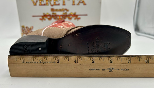 Kids Cowboy Boots Genuine Leather Western Floral NEW Girls Size 10 Snip Toe - Picture 11 of 16