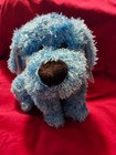 10 inch Blue Plush Sitting Dog — photo 1