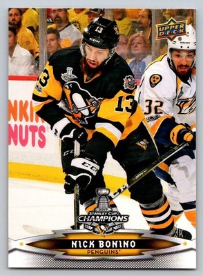 Nick Bonino 2017 Upper Deck Stanley Cup Champions Pittsburgh Penguins