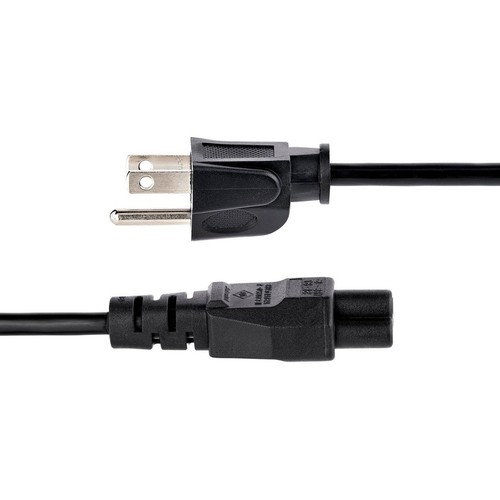 StarTech.com 6ft (1.8m) Laptop Power Cord, NEMA 5-15P to C5 (Clover Leaf), 10A 1 - 第 4/5 張圖片