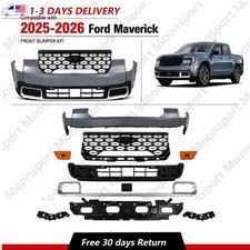 For 2025-2026 Ford Maverick Front Bumper Grille Kit With Side Marker Lights For 2025-2026 Ford Maverick Front Bumper Grille Kit With Side Marker Lights