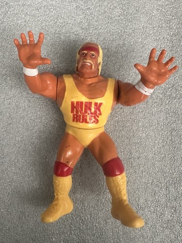 WWF Hasbro Hulk Hogan 1990 Series 1 Wrestling Acti...