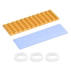 M.2 2280 Nvme SSD Radiator 70x22x3mm Chłodnica Aluminium Radiator Złoty