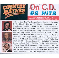 Fastshipping🇺🇲 Country Stars On CD New 62 hits