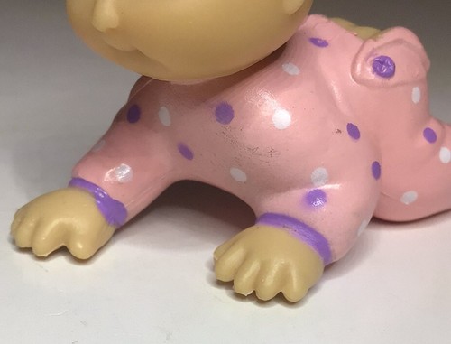 Juego de 2 figuras de PVC Cabbage Patch niños adornos para pasteles morena cabello castaño de colección - Imagen 15 de 19