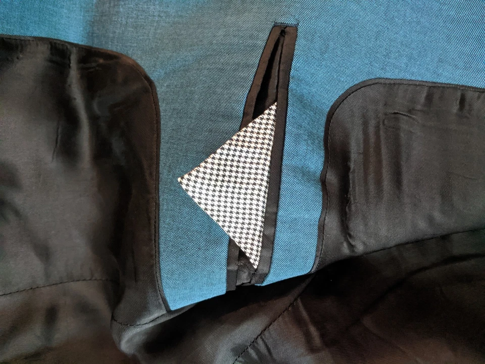 Ben Sherman Mens Suit Teal UK38/EU48 - image 4 of 4