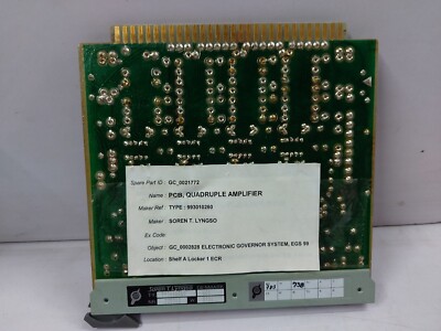 Soren T.Lyngso 993010260 PCB Quadruple Amplifier - Gebraucht
