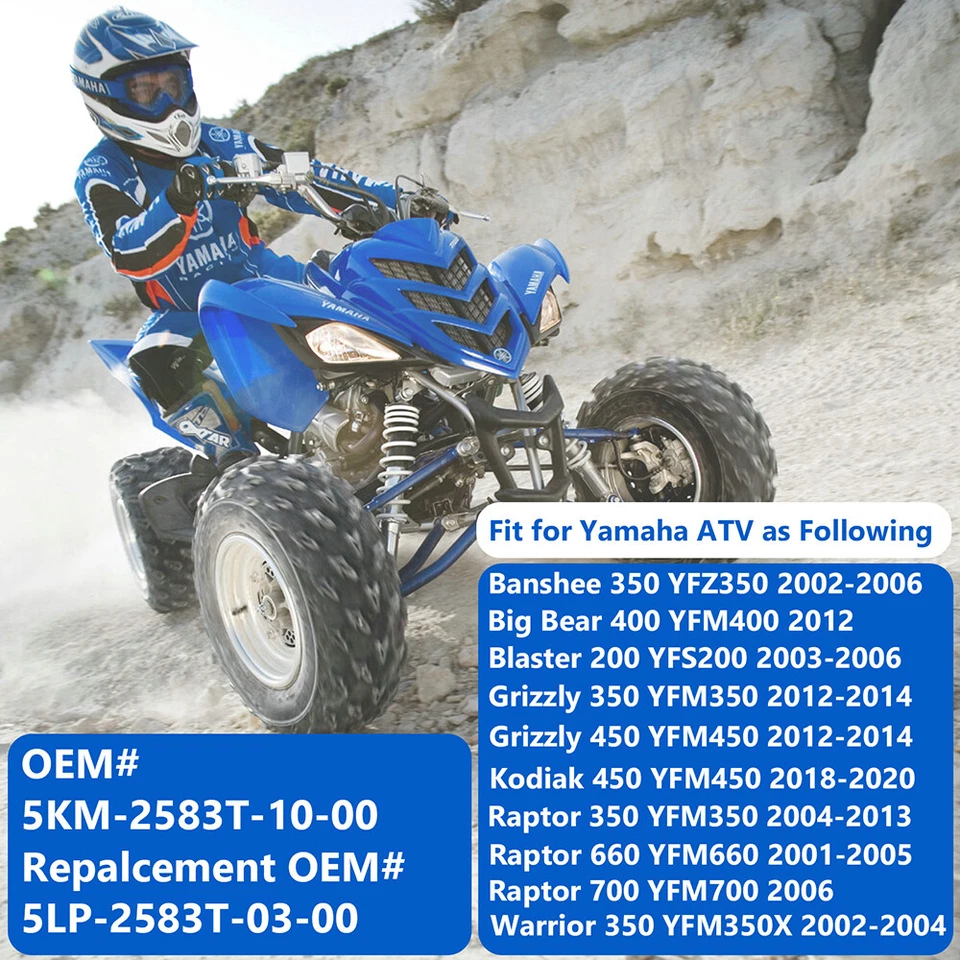 Cilindro maestro de freno delantero derecho para Yamaha Banshee Grizzly Raptor Warrior 350 Foto 3 de 4