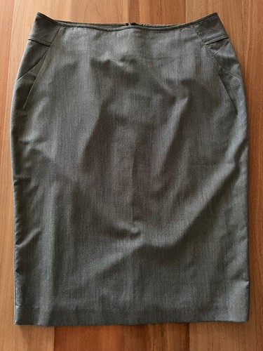 David Lawrence Gorgeous Skirt Size 14.Grey.Mid Length.fully Lined. As New - Picture 3 of 10