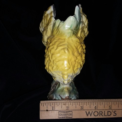 McCoy Pottery Chrysanthemum Yellow Art Vase Planter - Picture 7 of 11