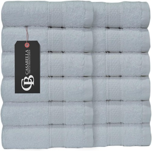 12 Stück 100% Baumwolle Gesichtstücher Handtücher Waschlappen 550 g/m² - Bild 15 von 15