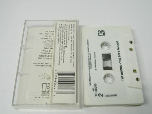 THE DOORS - The Soft Parade ELEKTRA Cassette Tape 1980 (EX) - Picture 2 of 2