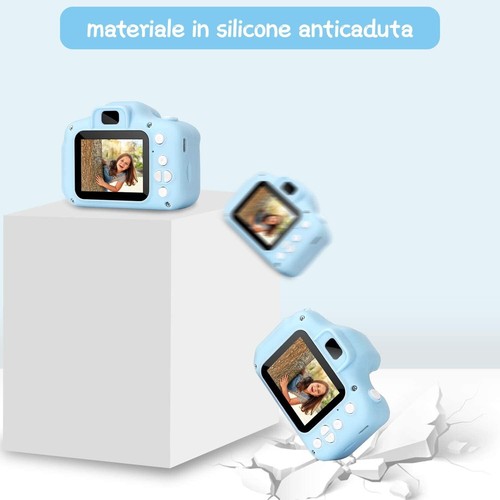 MACCHINA FOTOGRAFICA BAMBINi FOTOCAMERA 2" FOTO VIDEO GIOCHI  - Foto 5 di 10