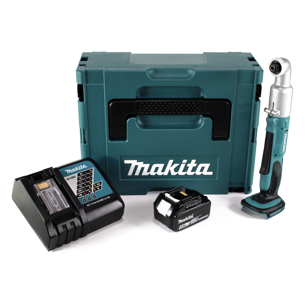 Makita DTL061RT1J Akku Winkelschlagschrauber 18V 14 60NmAkku 5,0AhLadegerät