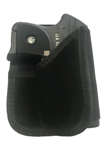 Wallet Gun Holster fits Beretta Tomcat with Laser Back Pocket Style Suede RH - Picture 1 of 6