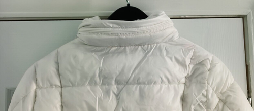 Ladies Jessica Simpson Off-White & Black Quilted Mock Neck Puffer Coat brand new - Picture 6 of 8