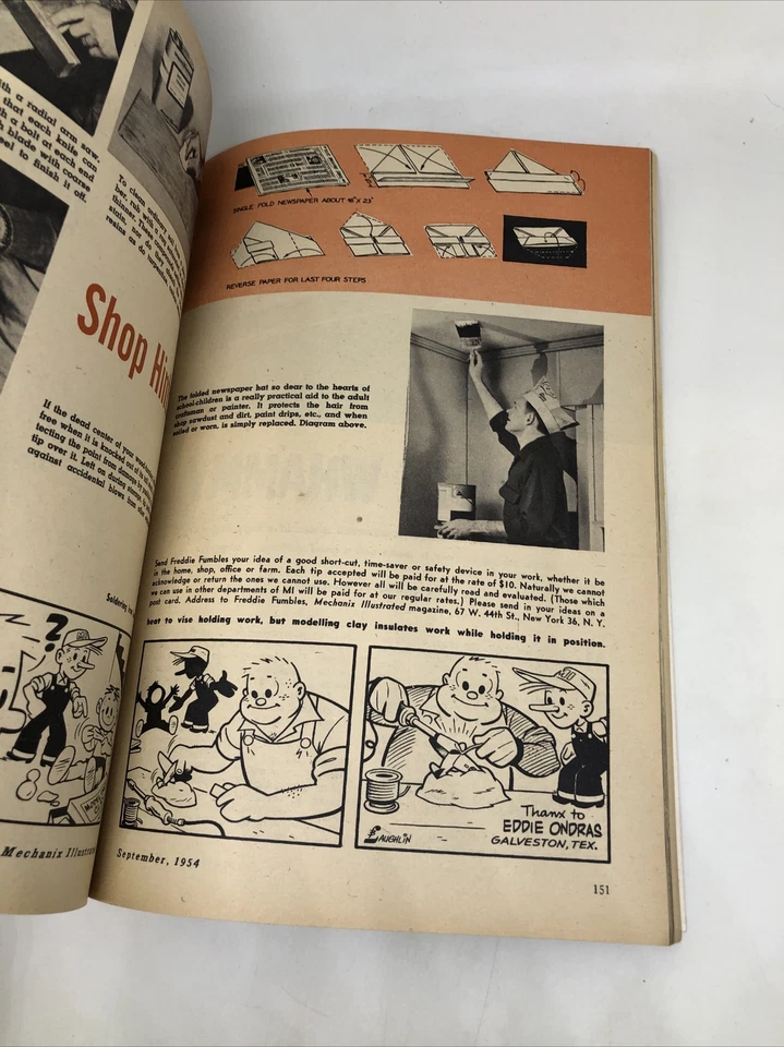 Иллюстрированный журнал Mechanix сентябрь 1954 г. - Изображение 3 из 4