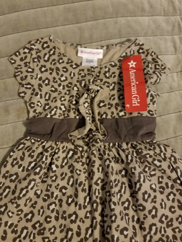 VESTIDO AMERICANO NIÑA DULCE SABANA NIÑAS CON VOLANTES talla 6 MARRÓN GUEPARDO GUEPARDO - Imagen 3 de 7