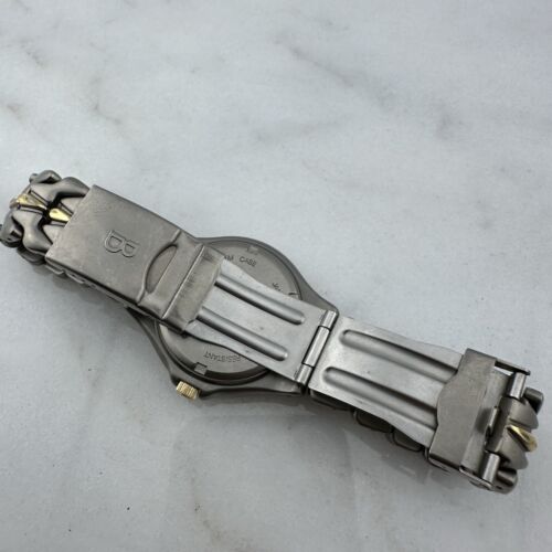 Rare Bulova Mens Full Titanium Marine Star Watch 98G00 Wrist Sz 6.8” New Battery - Picture 12 of 14