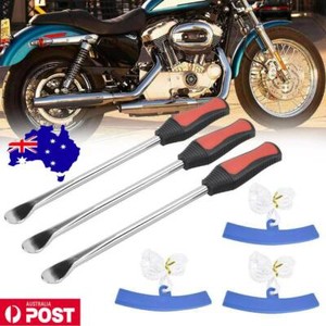 AU 3Pcs Motorcycle Motorbike Practical Spoon Tire Irons Lever Tyre Changing Tool