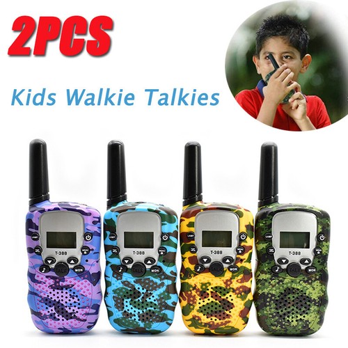 2PCS Long Range 3-5KM Walkie Talkie 2 Way Camouflage Interphone Radio Child Toys - Afbeelding 1 van 16